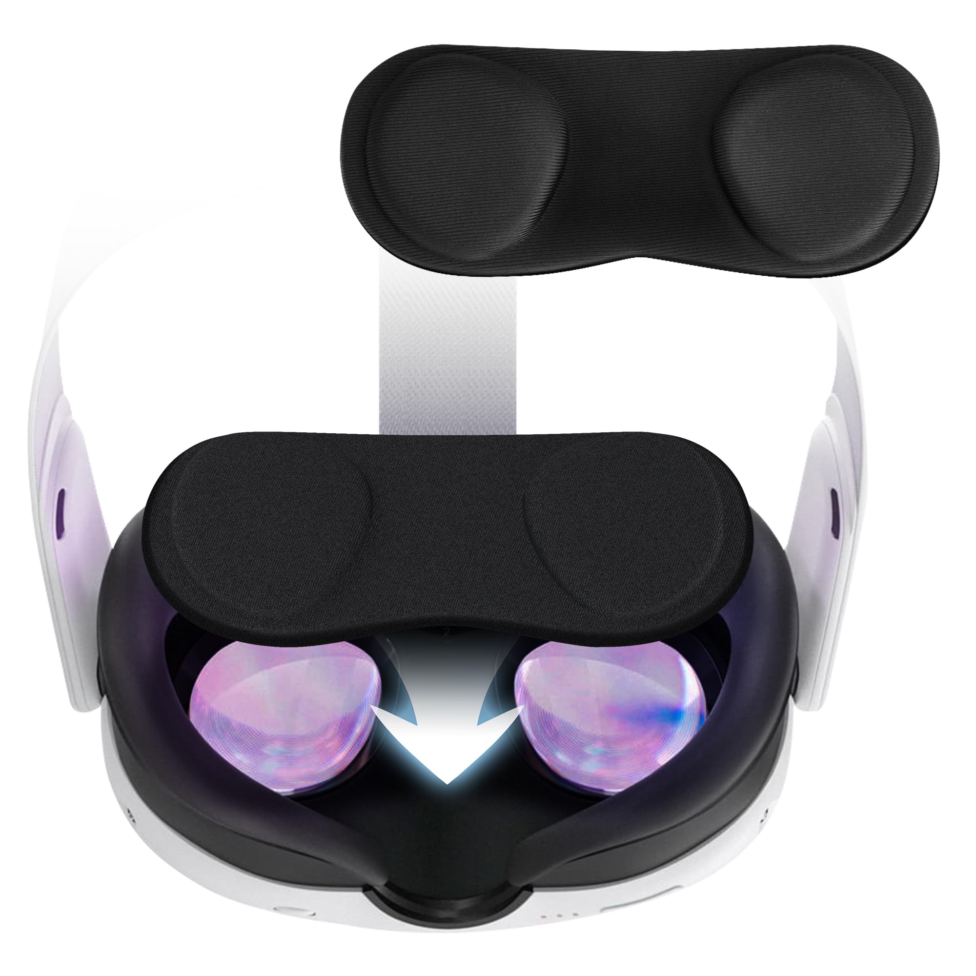 (1 Pack) VR Lens Protector Cover Dust Proof Cover for Quest 3S / Valve Index/Que