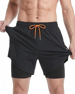 maamgic Men's Swim Shorts Beach Shorts Swim Trunks Quick Dry for Holidays