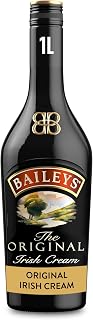 Baileys Original Irish Cream Liqueur | 17% vol | 1L | Fine Irish Whiskey & Dairy Cream | Rich Chocolate & Vanilla Flavours | Great Over Ice or in Cocktails