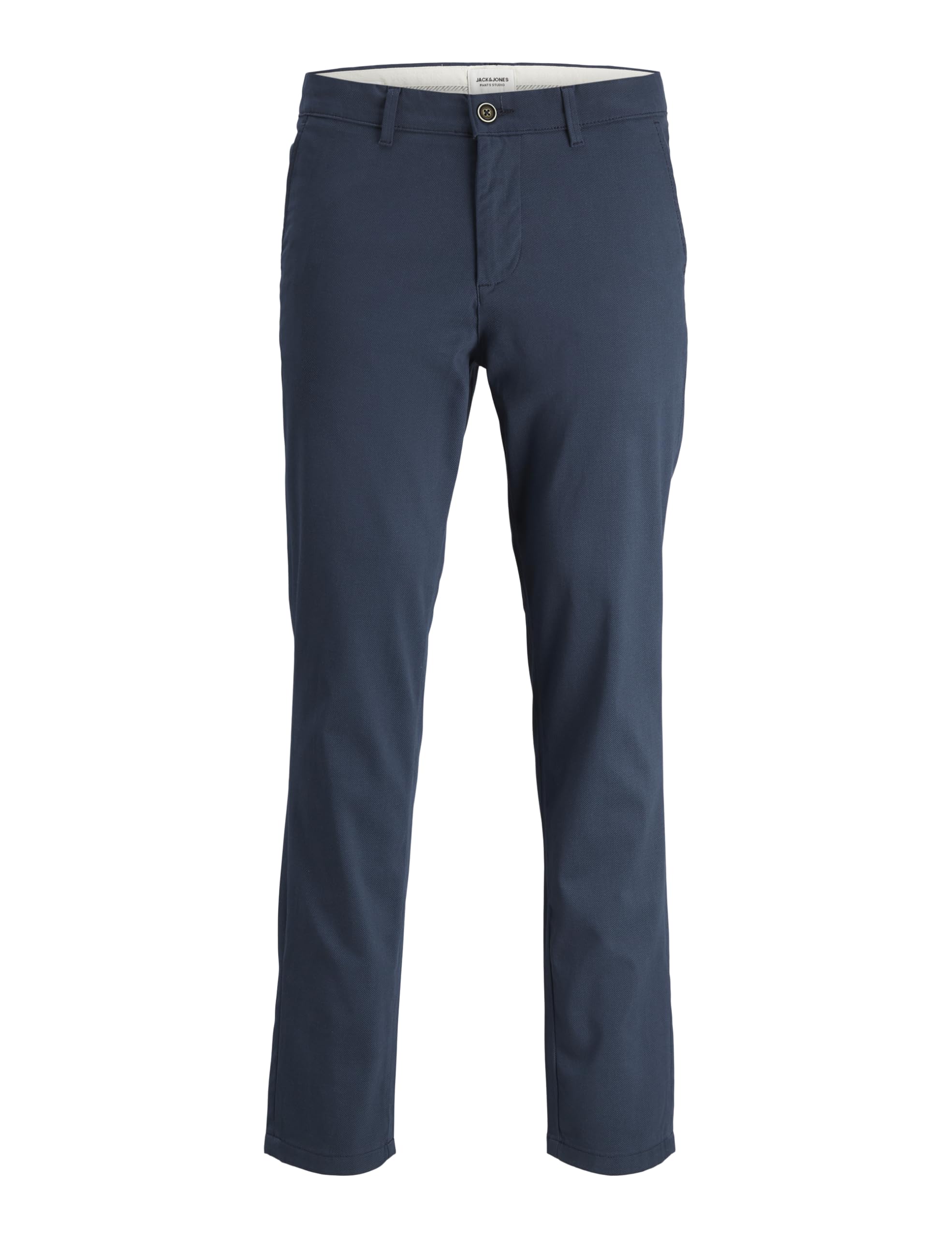 Jack & Jones Chino Trousers, Slim Leg and Fly, Hook and Eye Closure with Zip, Fl