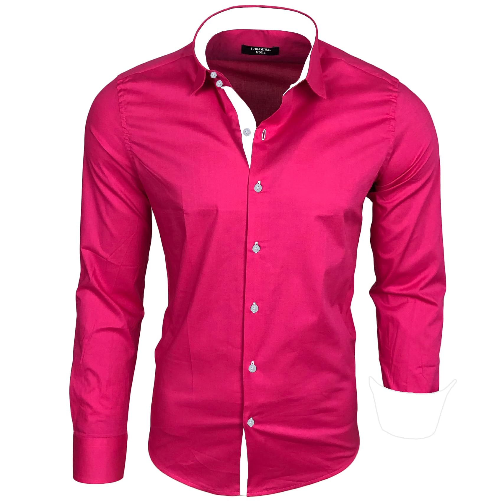 Subliminal Mode Men's Long Sleeve Shirt | Classic Fit | Comfortable and Easy to 