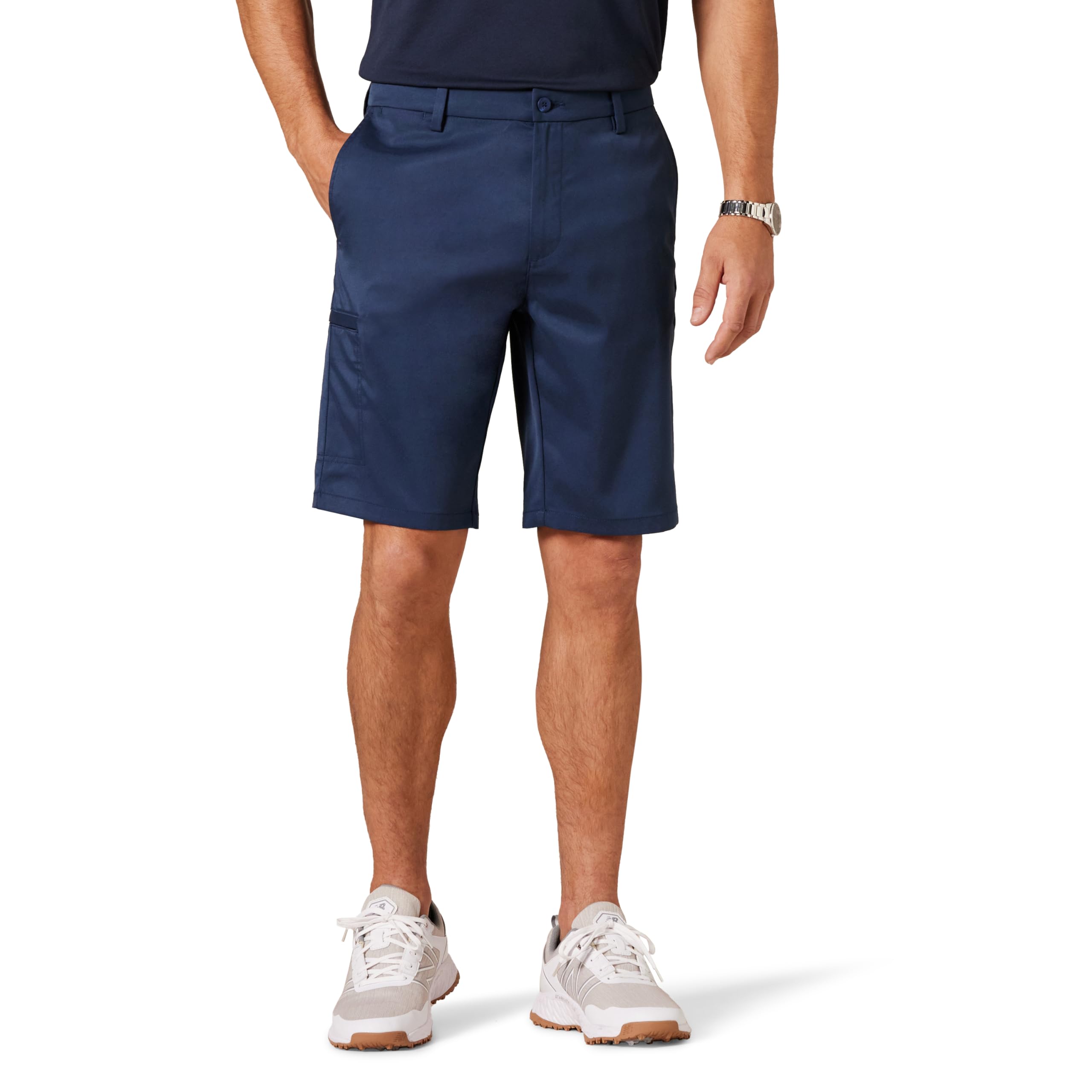 Amazon Essentials Men's 10" Classic-Fit Moisture Wicking Cargo Golf Shorts with 
