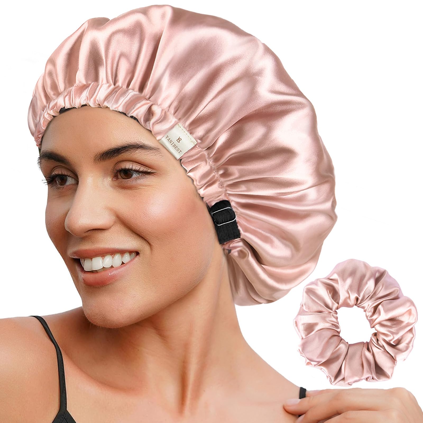 YANIBEST Satin Bonnet Silk Bonnet Hair Bonnet for Sleeping Satin Cap Extra Large