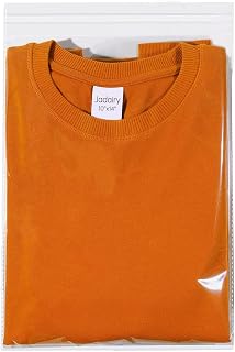 Jadairy Self Sealing Cellophane Bags, Clear, 10x14 in, 100 Pcs | Resealable, For Packaging Shirt