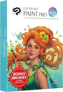CLIP STUDIO PAINT PRO - Version 4 | Perpetual License | for Windows and macOS