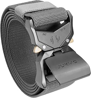 JUKMO Rigger 1.5" Military Tactical Hiking Belt Nylon with Quick Release Buckle Heavy Duty