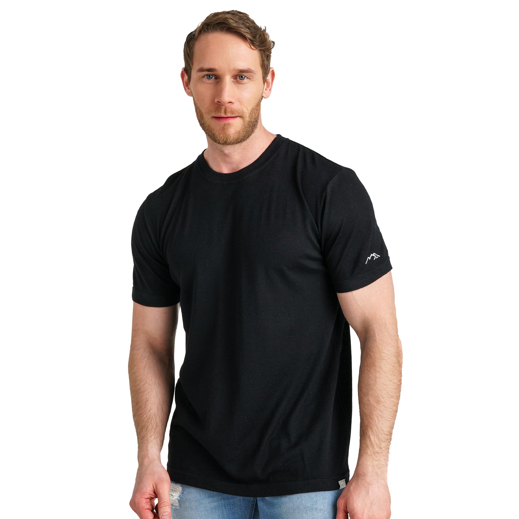 Merino.tech Men's Merino Wool Short Sleeve T-Shirt - Light Base Layer
