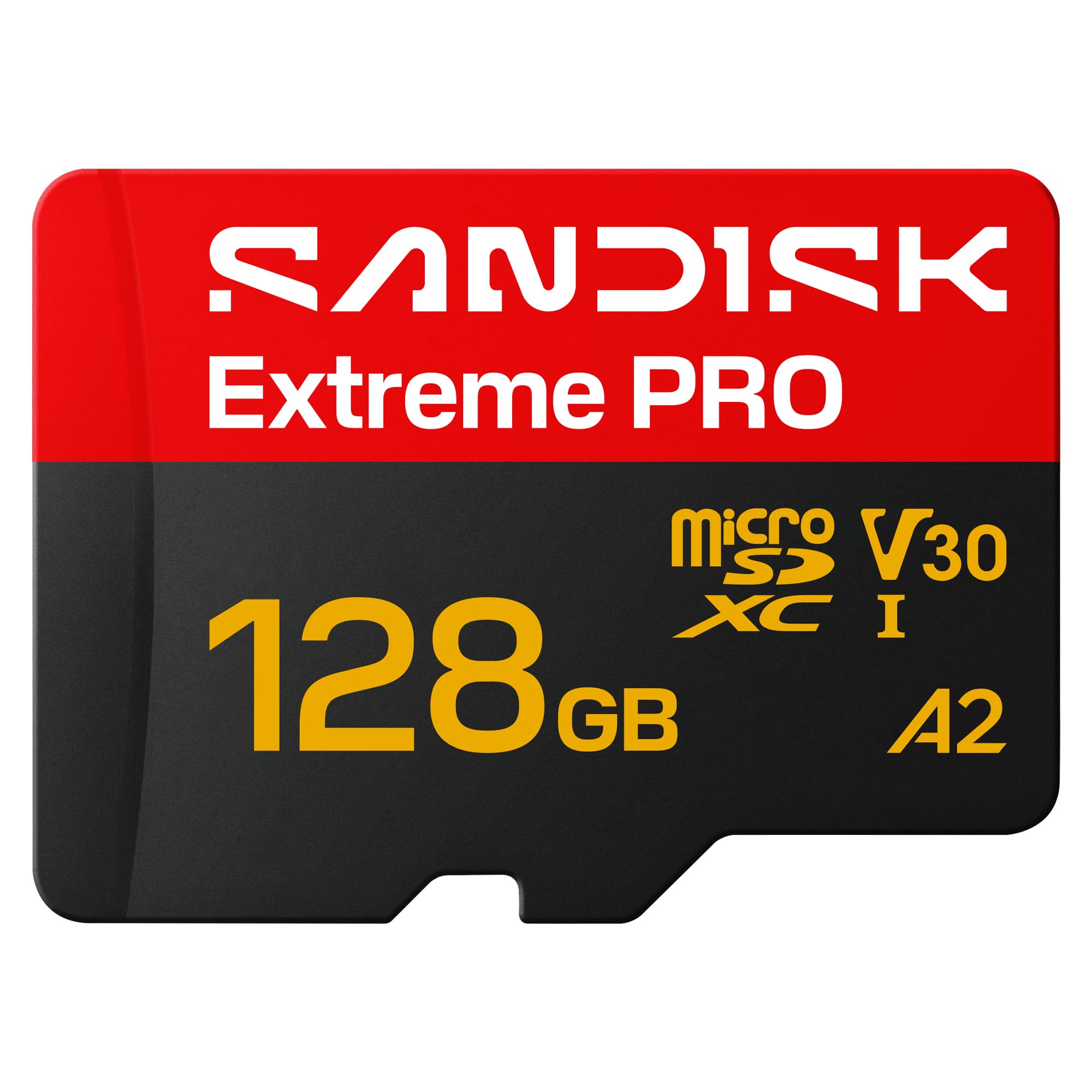 SANDISK Extreme PRO microSD + Adapter 128GB, Up to 250MB/s Read Speeds | UHS-I, 