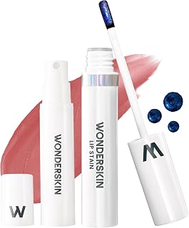 Wonderskin Lip Stain Set – Long Lasting, Waterproof, Lip Tint Peel Off | Transfer-proof lip tint system with everything needed for effortless application and lasting color.