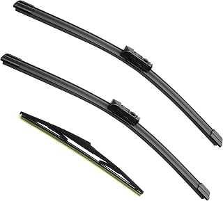 3 Factory Wiper Blade Replacement for 2025 2024 2023 2022 2021 2020 2019 2018 2017 Mazda CX-5 CX-9, Original Equipment Windshield Window Wiper Blades Set - 24"/18"/14"(Set of 3) Top Lock