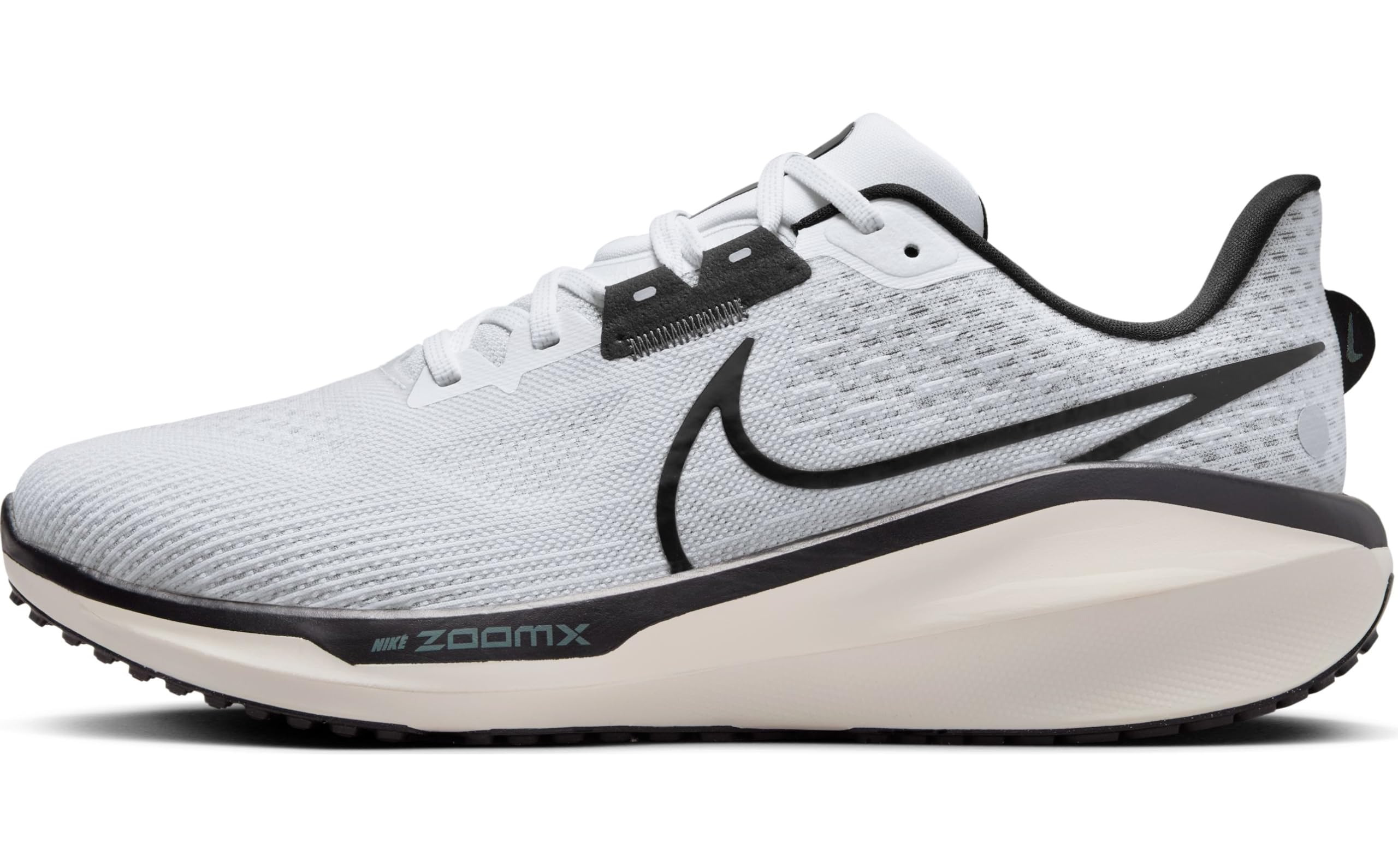 Men's Nike Vomero 17 in Black/Volt-LT Smoke Grey-White