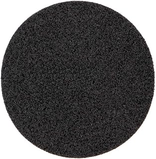 Café Viereck ® Flauschfläche zum Anbringen von Patches - Klettgegenstück (Rund 8,5 cm Durchmesser - schwarz)