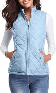 fuinloth Women's Sleeveless Vest Spring Autumn Winter Waistcoat