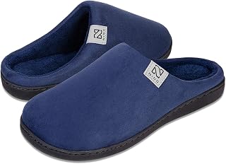 WateLves Slippers Men Women Winter Warm Shoes Memory Foam House Non-Slip Slippers