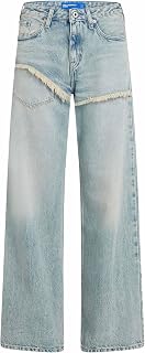 Karl Lagerfeld Women's Mid Rise Relaxed Denim Jeans