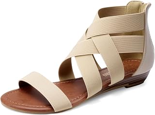 DREAM PAIRS Women's Strappy Flats Sandals