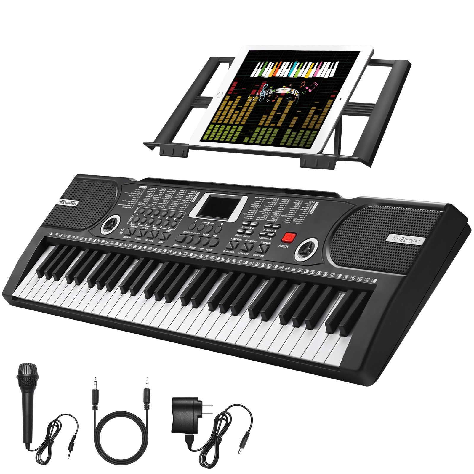 61 Key Keyboard Piano, Portable Electronic Keyboard Piano for Beginners with Spe
