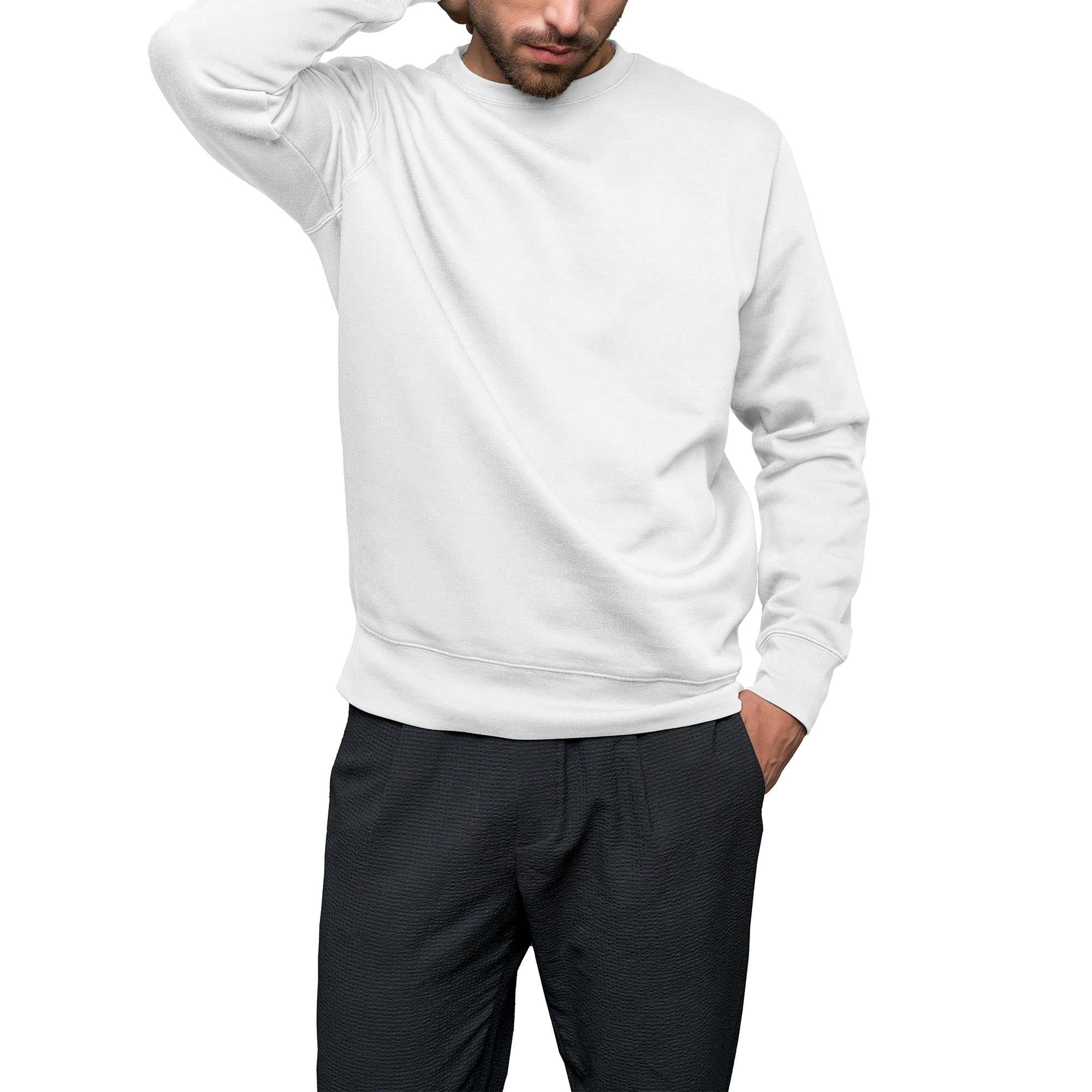 HRM Unisex Sweatshirt, Premium Sweatshirt for Men and Women, Washable up to 60°C