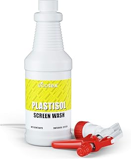 Ecotex® Plastisol Ink Remover &amp; Screen Wash - Screen Printing Cleaner, Qt | Soy-Based Plastisol Ink Remover &amp; Screen Wash - Dissolves Ink Fast, Drain-Safe, Biodegradable, Low Odor, Low VOC - 1 Quart
