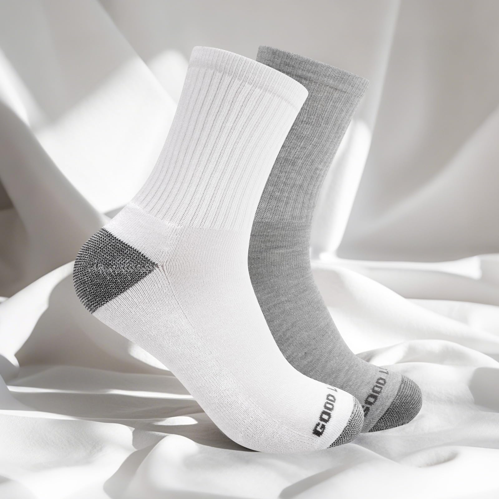 Chaussettes mi-mollet pour homme et femme - Style athlétique rayé - Doux et resp