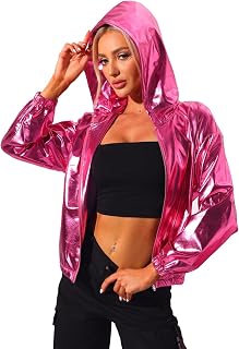 Allegra K Women's Hooded Blouson Jacket