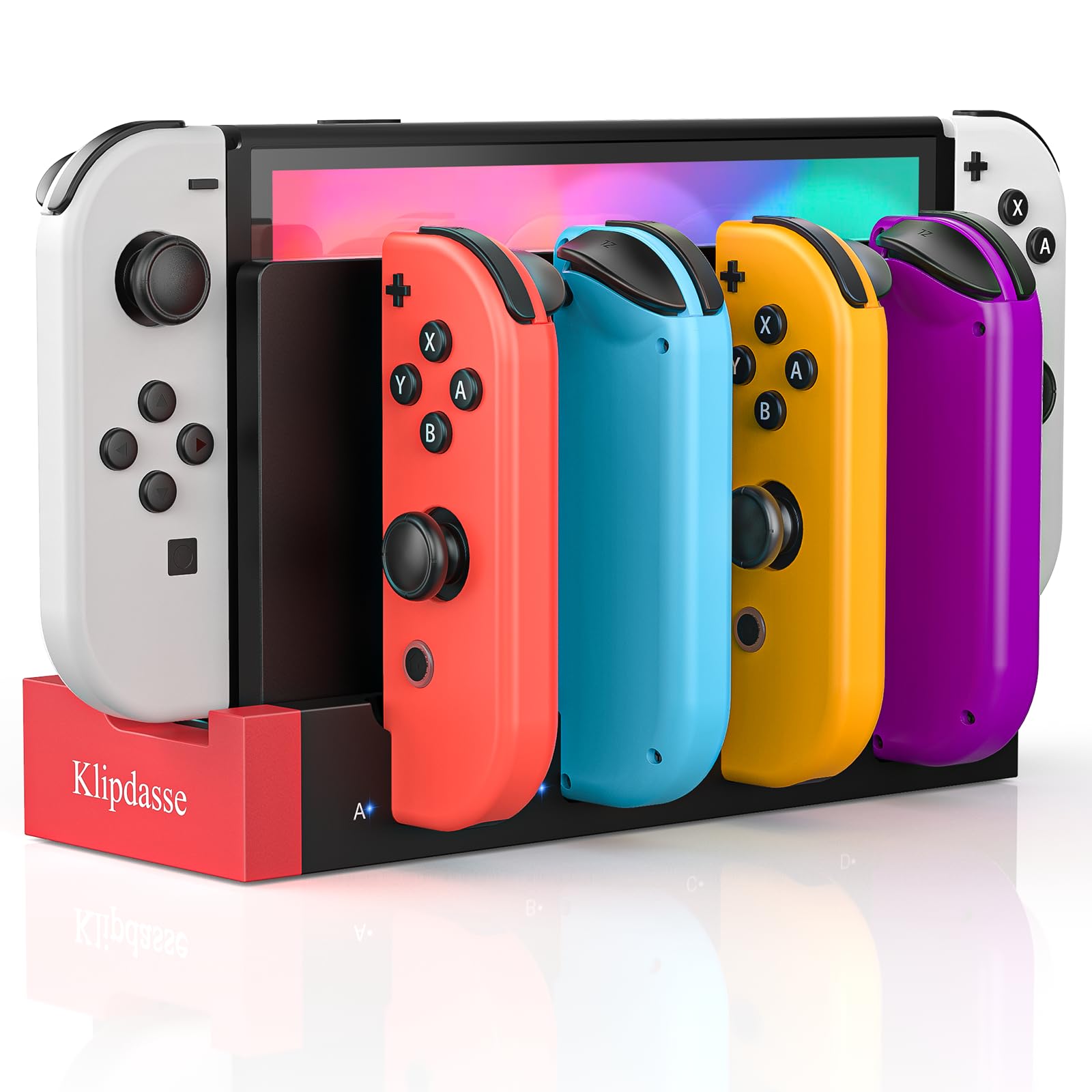 Switch Controller Charger Dock for Nintendo Switch 1/OLED for 4 Joy-Cons | Fast 
