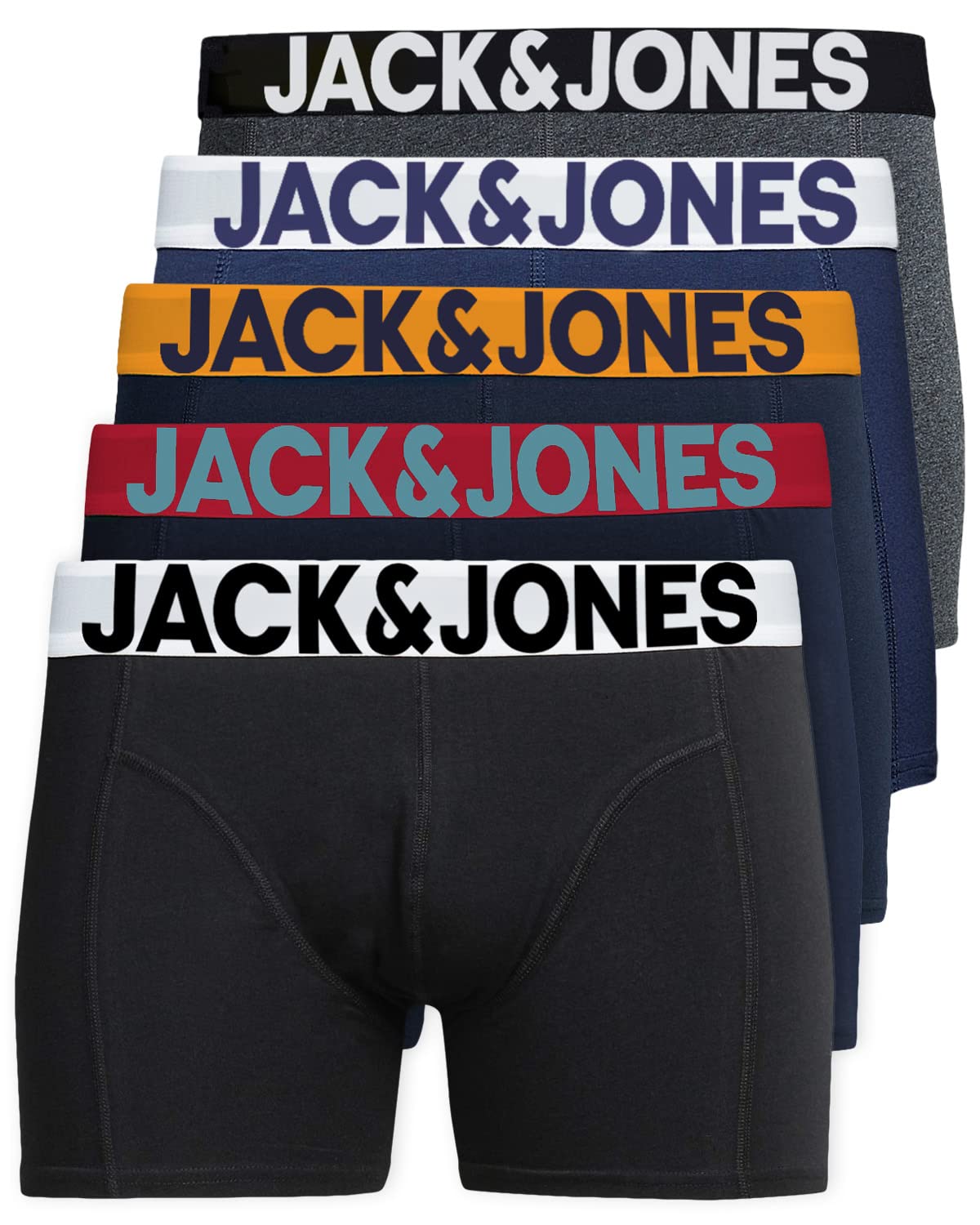 Jack & Jones Pack of 5 Men's Boxer Shorts