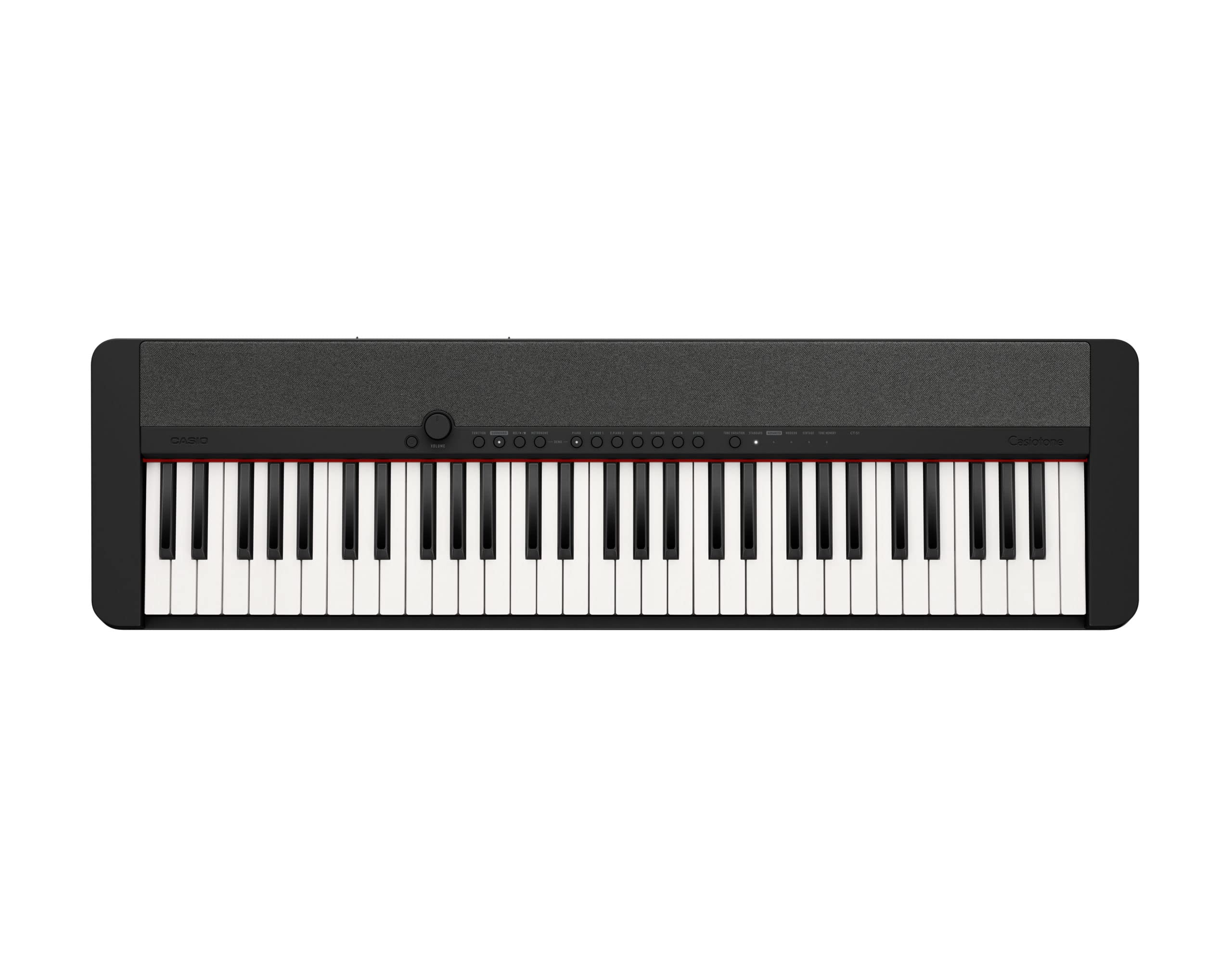 Casio Casiotone CT-S1 61-Key Portable Keyboard - Black | Touch-sensitive, retro 