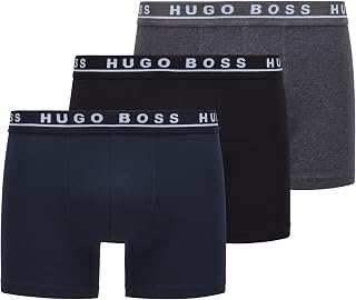 BOSS Men's Trunk CO/EL Boxer Briefs (Pack of 3)