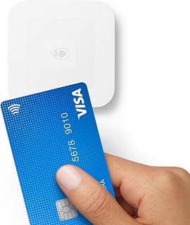 Square Card Reader - 2nd Gen (UK Version) | Bluetooth Connectivity | Accepts Contactless, Chip & PIN, Apple and Google Pay | Long Battery Life | No Contracts with Fast and Secure Payments