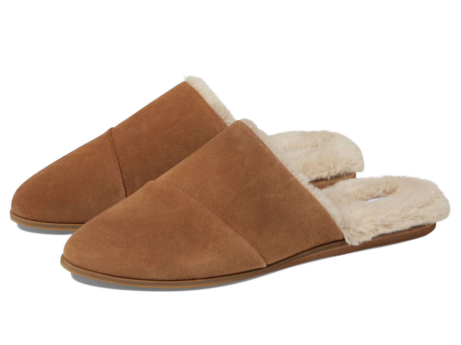 TOMS Women_Flat_Natural Shaggy Faux Shearling SandalsWomen's