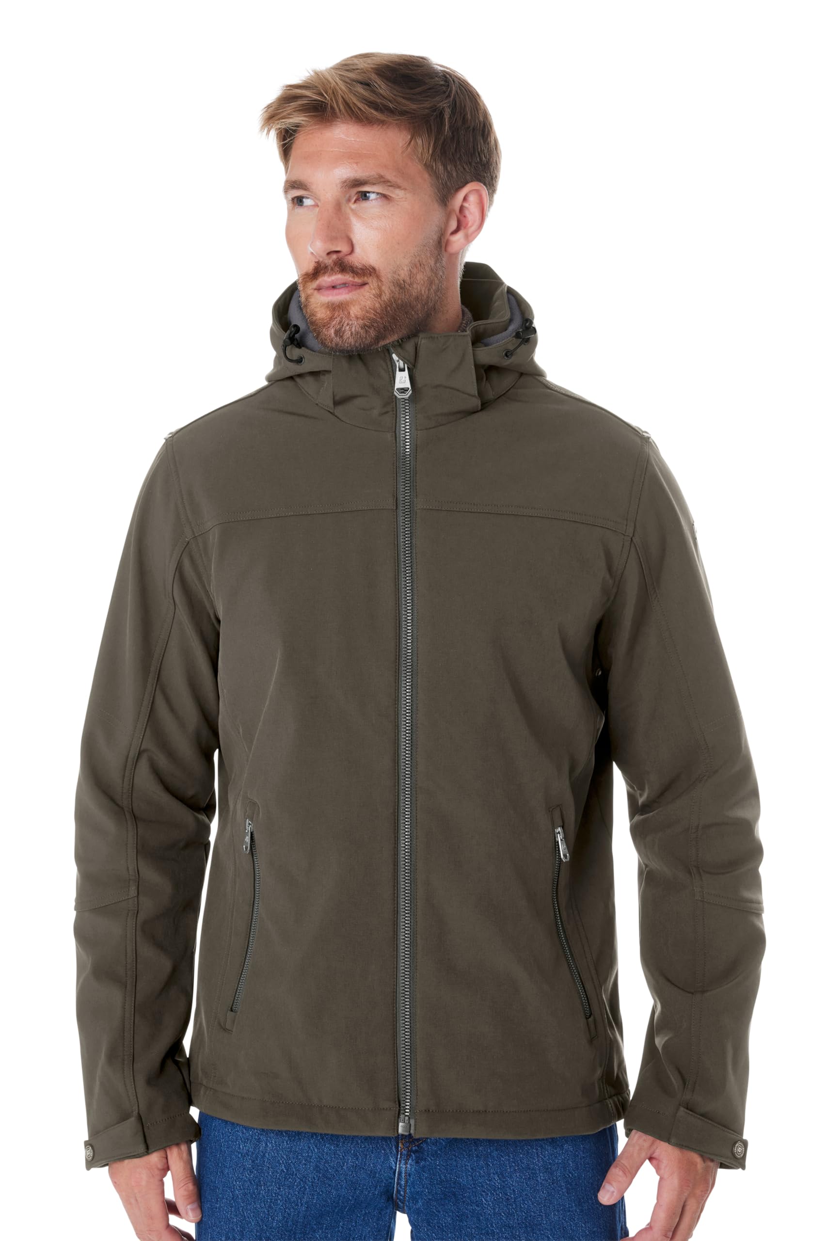 Killtec Men's Softshell Jacket Softshell Jacket with Removable Hood Men's Softsh