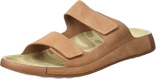 ECCO Mens 2026 Cozmo 2-Strap Soft Leather Comfy Flexible Adjustable Sandals