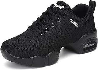 Split Sole Athletic Shoes Trainer Lightweight Jazz Heel Shoes Training Dance Trainers Running Shoes Lightweight Air Cushion Shoes