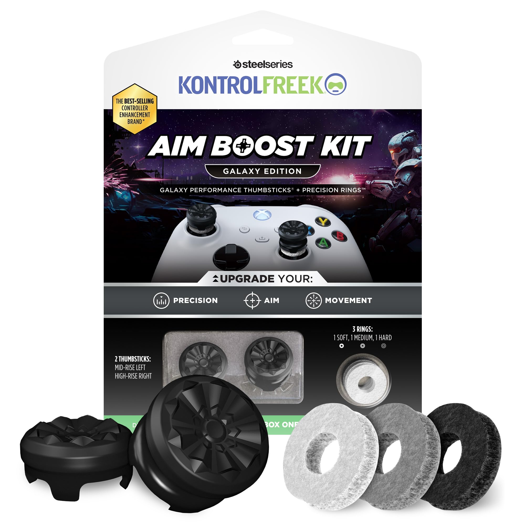KontrolFreek Aim Boost Kit for Xbox One and Xbox Series X Controller | Includes 