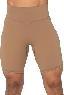 Sunzel 25.4 cm Biker Shorts for Women with Pockets, High Waist Yoga Workout Shorts, 10 Inch Black, 2 Pieces