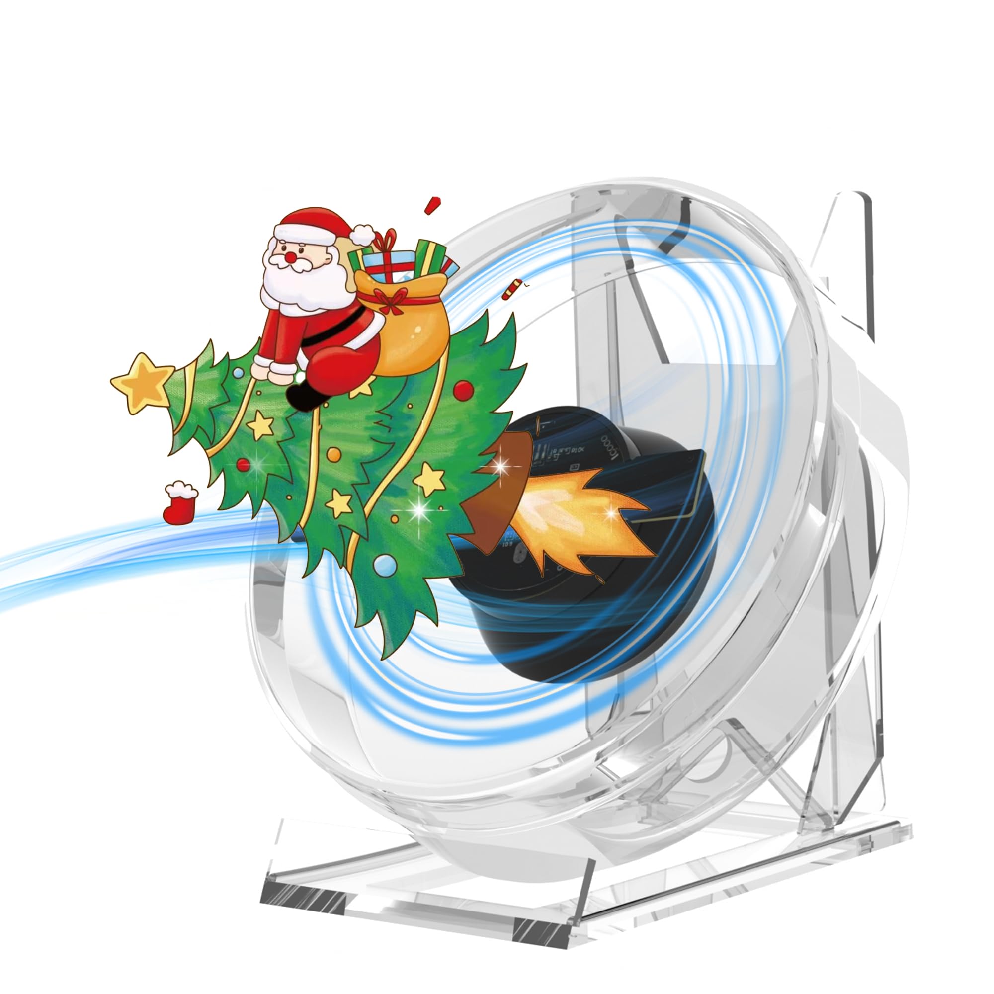 3D Hologram Fan, 4.72 Inch 3D Holographic Fan Projector Advertising Display with