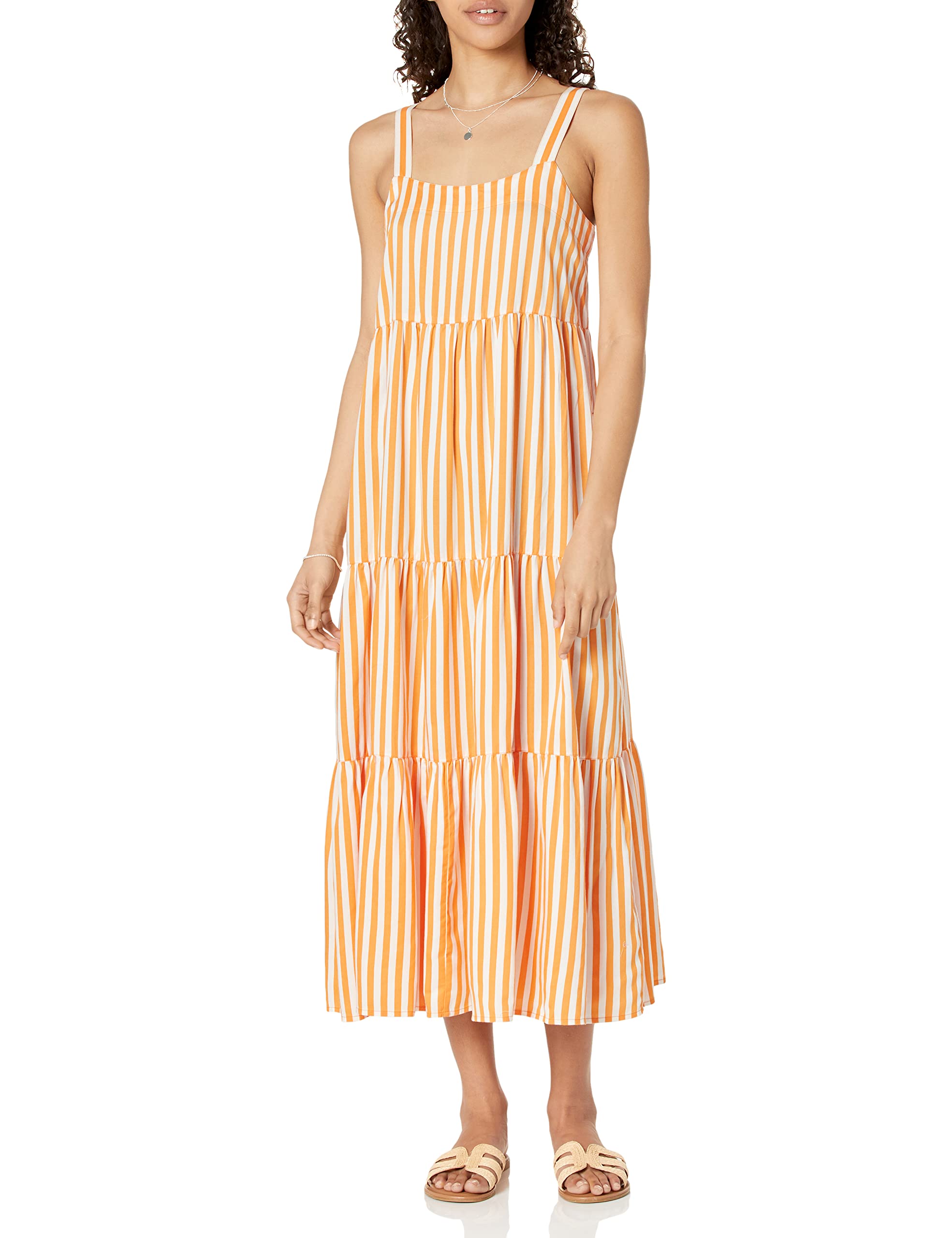 The Drop Britt Women's Ruffle Flare Maxi Dress
