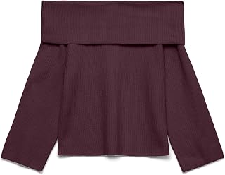 VERO MODA Offshoulder Pullover Vmaries LS Women's Off Shoulder Jumper BF