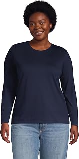 Lands' End Women's Supima Long Sleeve Crew Tee