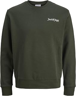 JACK & JONES Crew Neck Jjyuki Back Men's Crew Neck Sweatshirt