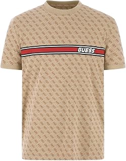 Guess Jamey - T-Shirt Uomo Girocollo con Stampa