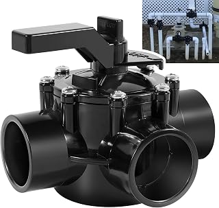3 Way Pool Valve 1.5 Inch Replacement for Jandy 4715 Diverter Valve, 1-1/2 to 2-Inch, Used for Pools& Spas, Works with Heaters, Chemical Dispensers, and Salt Generators
