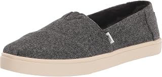 TOMS Women_Sneaker_Shade Two Tone Felt/Faux Shearling, Women's Sneakers