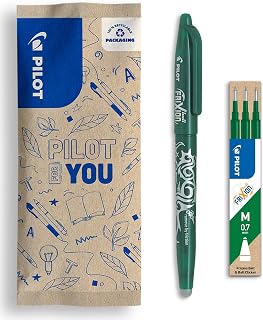 PILOT - Set of 1 FriXion Ball 07 + 1 Set of 3 Refills - Erasable Thermal
