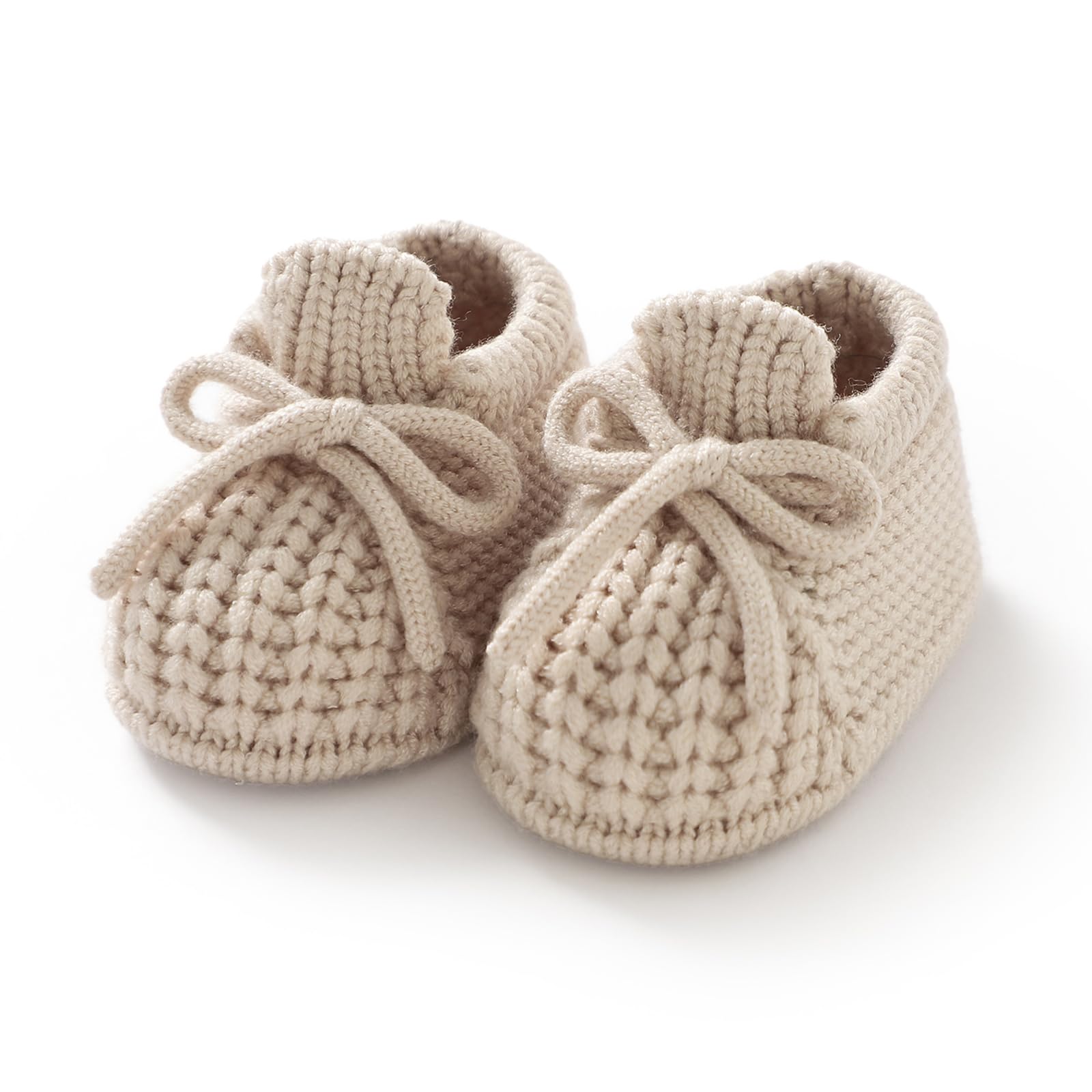 DovFanny Baby Booties Newborn Baby First Shoes | Cozy Warm Knit Soft Booties for