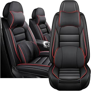 Fit for Kia Sportage Seat Covers(Luxury 2 Seats, Black&Red)