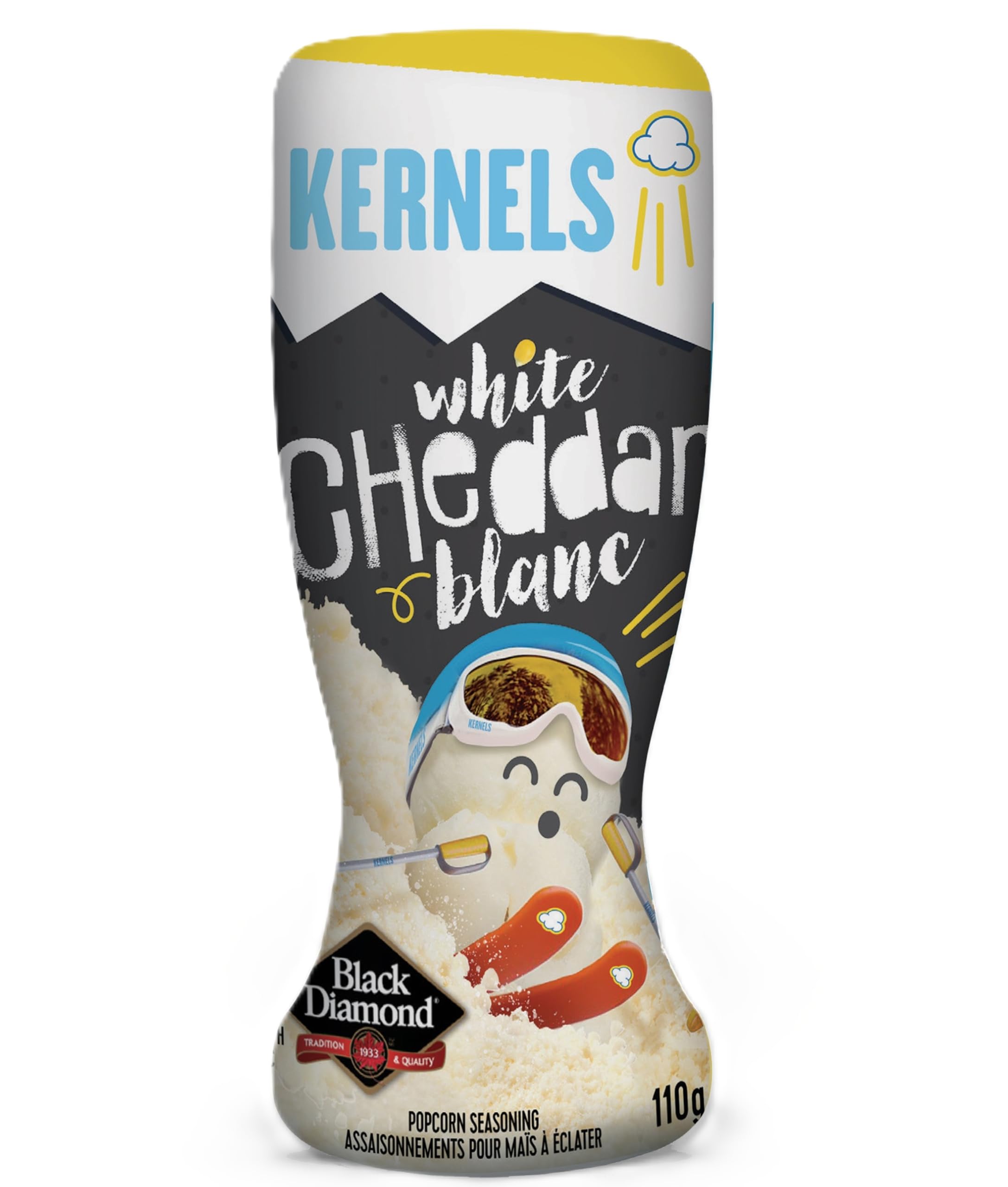 Kernels, Popcorn Seasoning, White Cheddar, 110g