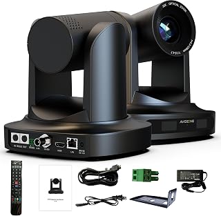 AVIDEONE Conference Room PTZ Camera SYatem with 30X Optical Zoom 1080P 60fps HDMI SDI Webcam for Church Worship Education Events