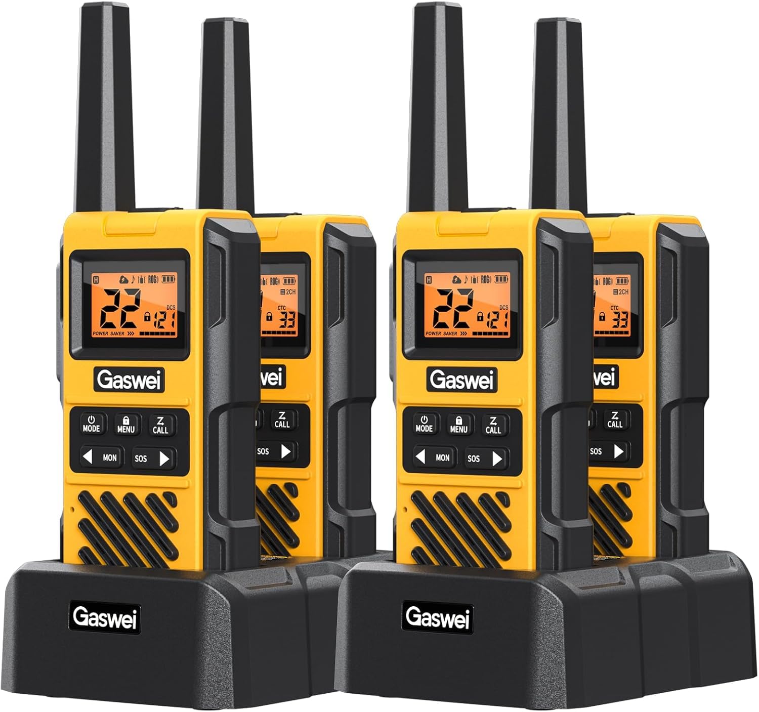 G1pro+ IP67 Waterproof Walkie Talkies Long Range for Adults 2 Way Radios | USB-C
